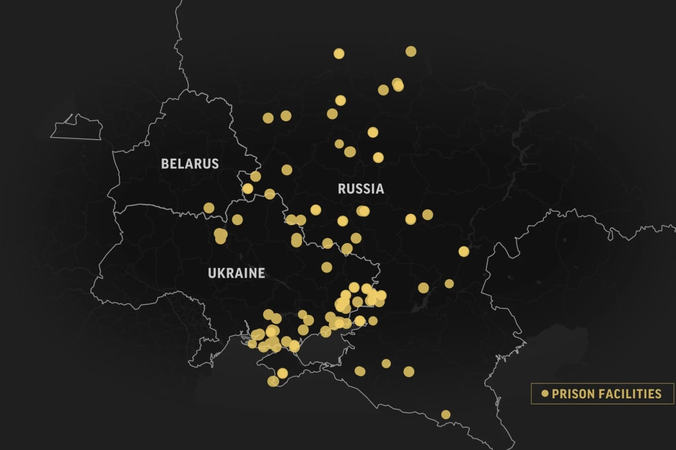 Thousands of Ukraine civilians held in Russian prisons; Russia plans to build more