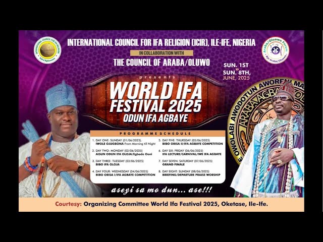 APC Chieftain and Woman Leader, Mrs. Atinuke Adelakun, Joins Ooni of Ife, Worshippers Worldwide in Celebrating 2025 World Ifa Festival